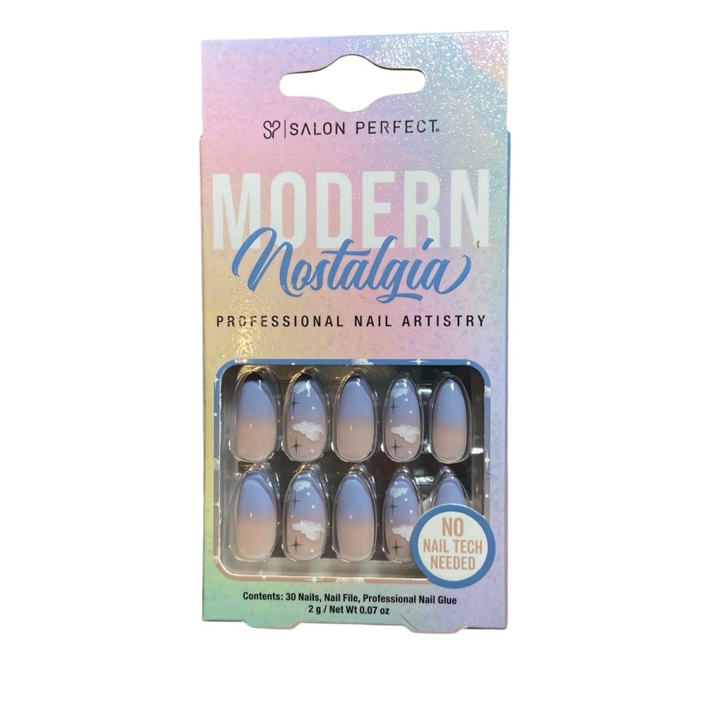 Salon Perfect Press-On Nails Modern Nostalgia Fun Designs